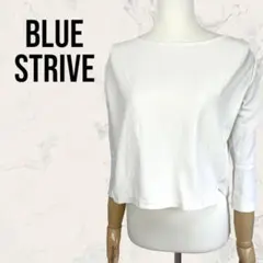 BLUE STRIVE Tシャツ カットソー 長袖 ホワイト M
