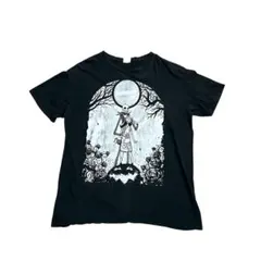 ナイトメアビフォアクリスマス　ムービーTシャツ　ブラック　00s