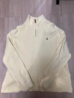 ポロ・ラルフ・ローレン ハーフジップ トレーナー イエロー