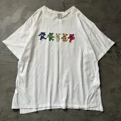 Grateful Dead デッドベア プリントtシャツ XL相当 ホワイト