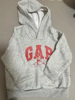 GAP ミッキーマウス パーカー グレー