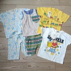 キッズ 子供　半袖　トップス　パジャマ　Tシャツ まとめ売り　100