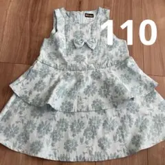 Nino 花柄 ノースリーブ ワンピース　110 ドレスのサムネイル