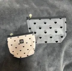 JILL BY JILLSTUARTハート柄ポーチ2点セット