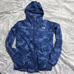 美品THE NORTH FACE ネイビー迷彩 マウンテンパーカー