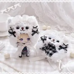 にじぱぺ 10cm ぬい ぬい服 着ぐるみ ヘッドドレス 帽子 被り物 - メルカリ