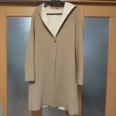 ユニクロ ダブルフェイスフーデットコート