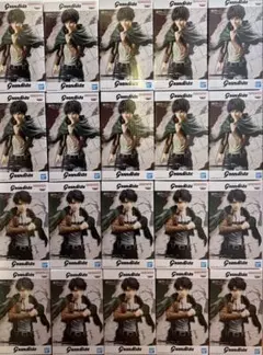 進撃の巨人　エレン&リヴァイ　プライズフィギュア20点まとめ売り