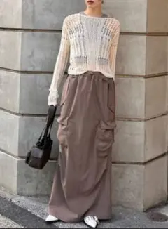 THROW by SLY カーゴロングスカート