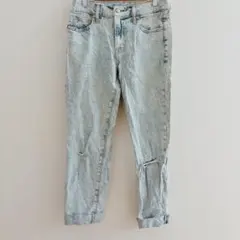 GAP ジーンズ ガールフレンド ミッドライズ デニム ジーパン ブルー 人気