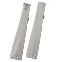 【新品未使用】 モンベル　WIC.クール フィンガーレスグローブ ライトグレー