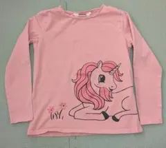 H&M ユニコーンプリント 長袖カットソー　130