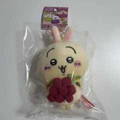 ちいかわ うさぎ ぬいぐるみキーチェーン ご当地 山梨限定 ぶどう