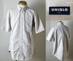 ★並品★紺タグ 90s ビンテージ オールド ユニクロ ボタンダウン シャツ L