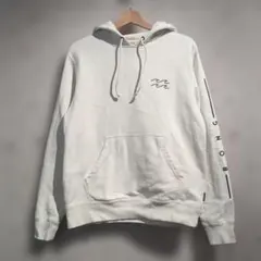 BILLABONG ホワイト プルオーバーパーカー M ビラボン