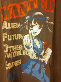 00s 涼宮ハルヒ アニメ Tシャツ WANTED - メルカリ