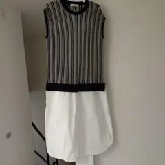 chocol raffine ノースリーブワンピース ネイビー