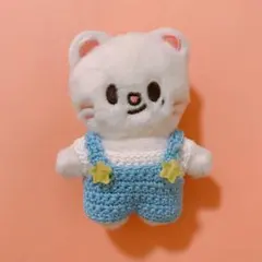 skzoo 10cm オーバーオール風サロペット (オレンジ)スキズ ぬい服