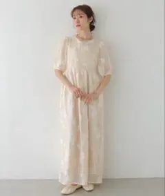 cleio チューリップ ジャガード ワンピースのサムネイル