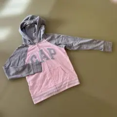 GAP KIDS パーカー ピンク グレー 140