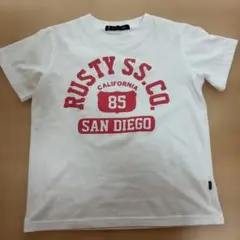 RUSTY 半袖Tシャツ ホワイト ニコ　スマイルのサムネイル