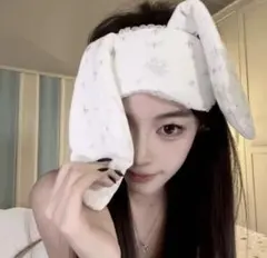 大人気✨ワンホンちゃんウサギ耳アイマスク