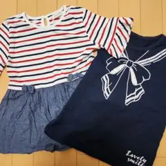 まとめ売り 半袖 トップス 130cm 2枚セット