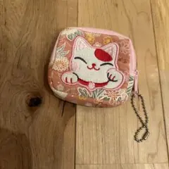 な*い様 猫柄コインケース　ちりめん細工館