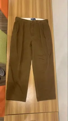 ラルフローレン　チノパン　アンドリューパンツ　ブラウン　タック　ダークブラウン