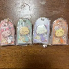 ちいかわ　ミニチュアチョコチャーム　古本屋　モモンガ　ラッコ　シーサー