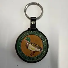 バードウォッチング アヒル キーホルダー