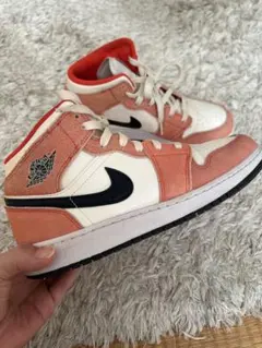 Nike Air Jordan 1 オレンジ/ホワイト/ブラック