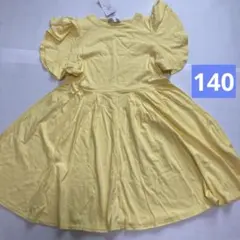 袖フリルワンピース 140のサムネイル