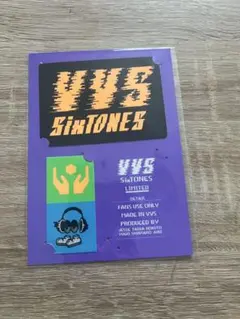 【未開封】SixTONES VVS ステッカー