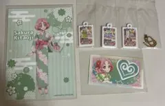 アイカツ　アトレ　イラストシート　北王路さくら　ラブレッツ　シール　ガチャ