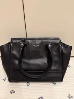 COACH ハンドバッグ ブラック 牛革
