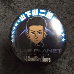 健二郎缶バッチ