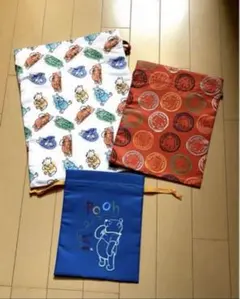 ディズニー プーさん　巾着3枚セット　＊未使用＊