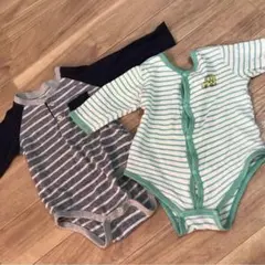 ベビー ロンパース 2枚セット 肌着