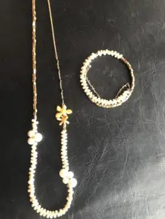 コットンパールのネックレス