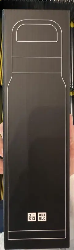 2025感謝祭UNIQLOノベルティ　ステンレスボトル　ブラック