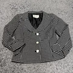ジャケット、長袖、レトロ、チェック
