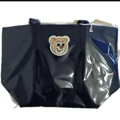 【新品未使用】FEILER ワッペントートバッグ ネイビー大 LOVERARY