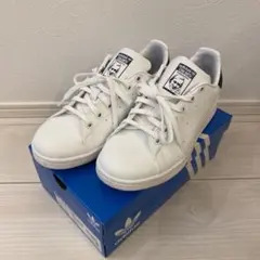 adidas STAN SMITH J ホワイト23cm〜23.5cm ネイビー