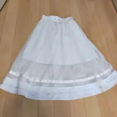 ★メゾピアノジュニア★シースルー スカート M