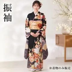 二尺袖 京桜格子 こげ茶色 着物 色無地 - メルカリ