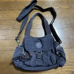 Kipling バッグ モンキーチャーム付き ナイロン