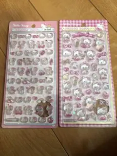 サンリオ　ボンボンドロップシール　ピンクキティ　第二弾　ミニ　２枚セット