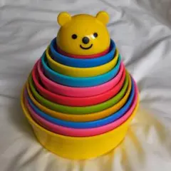 Combi　コップがさね　知育玩具　くまのサムネイル