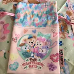 ダッフィーアンドフレンズ♡ハートウォーミングデイズ♡きんちゃく♡完売品！